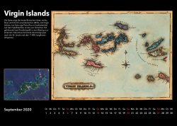Inseln der Karibik – Bildkalender mit historischen Karten und modernen fotos aus Weltall, Ausgabe 2020